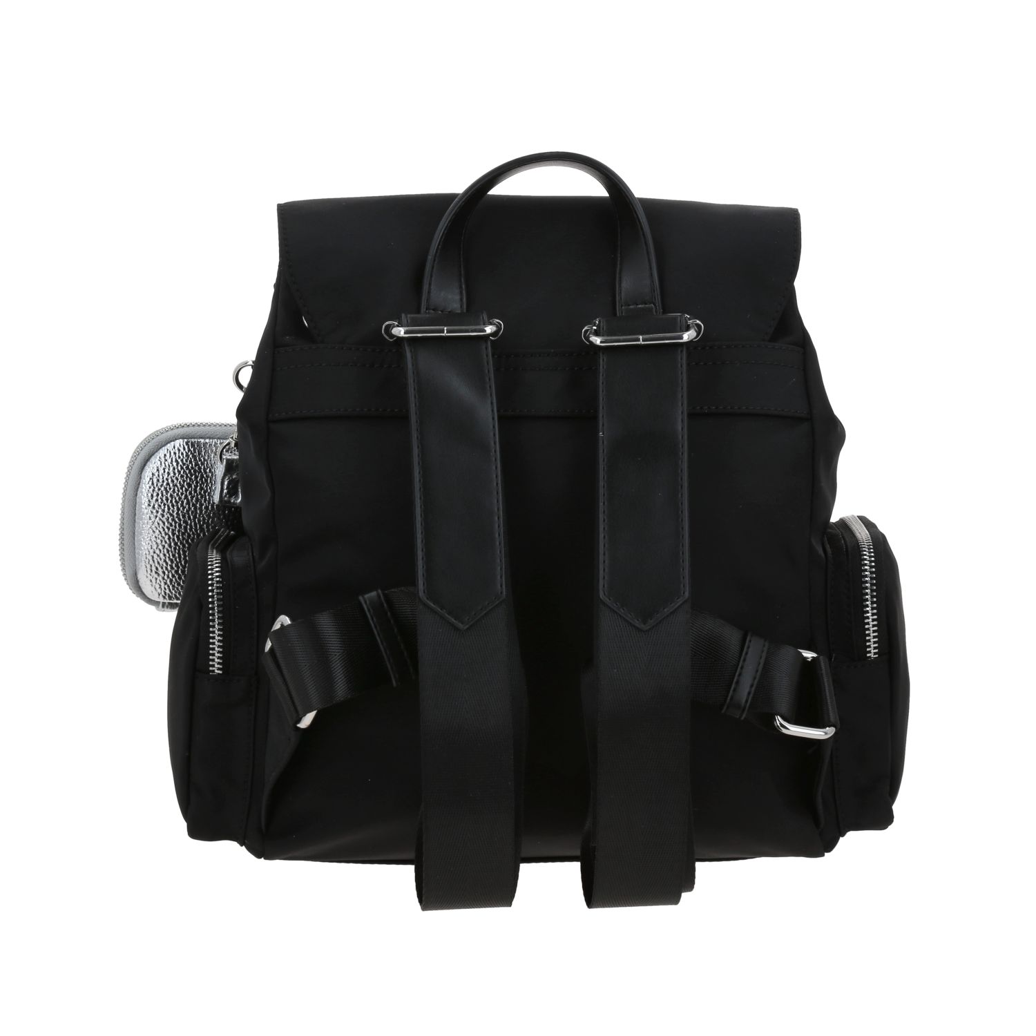 Mochila para mujer casual Gorétt by Chenson color negro con bolsillos prácticos 4