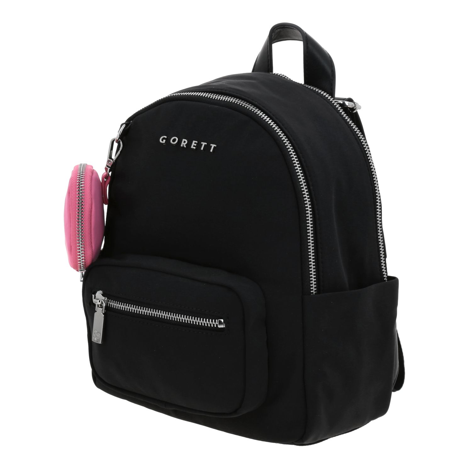 Mochila para mujer casual Gorétt by Chenson en color negro con doble compartimento 2