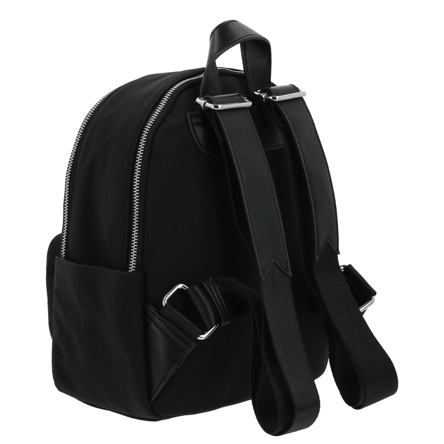 Mochila para mujer casual Gorétt by Chenson en color negro con doble compartimento 3