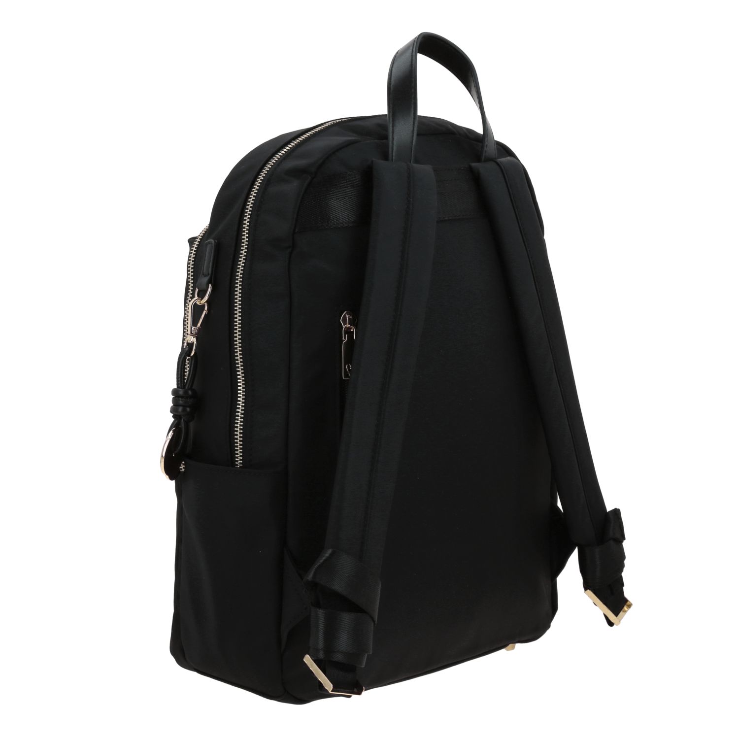 Mochila para mujer casual Gorétt by Chenson negra con doble compartimento 3