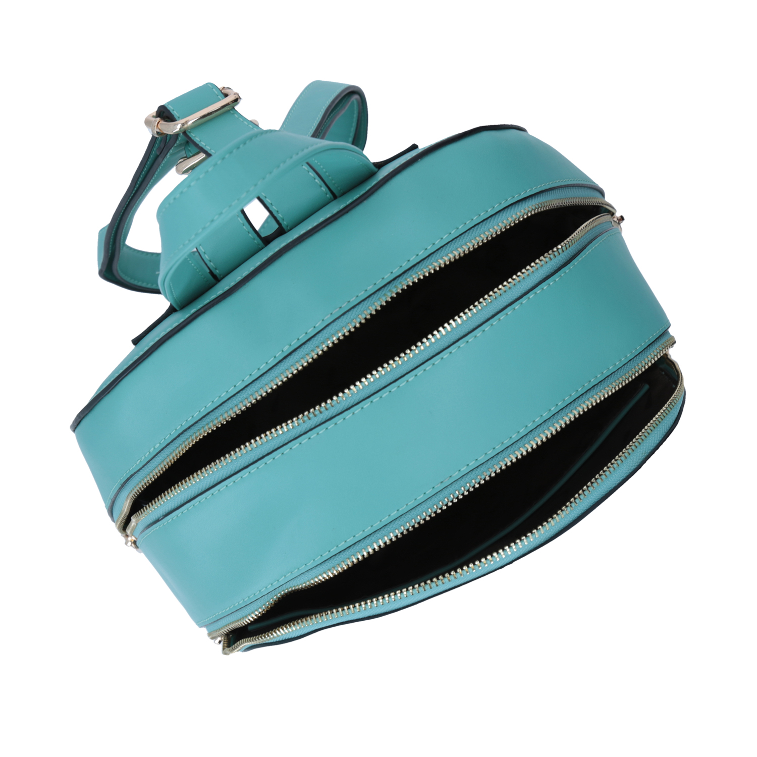 Mochila para mujer casual Gorétt by Chenson verde con doble compartimento - vista 2