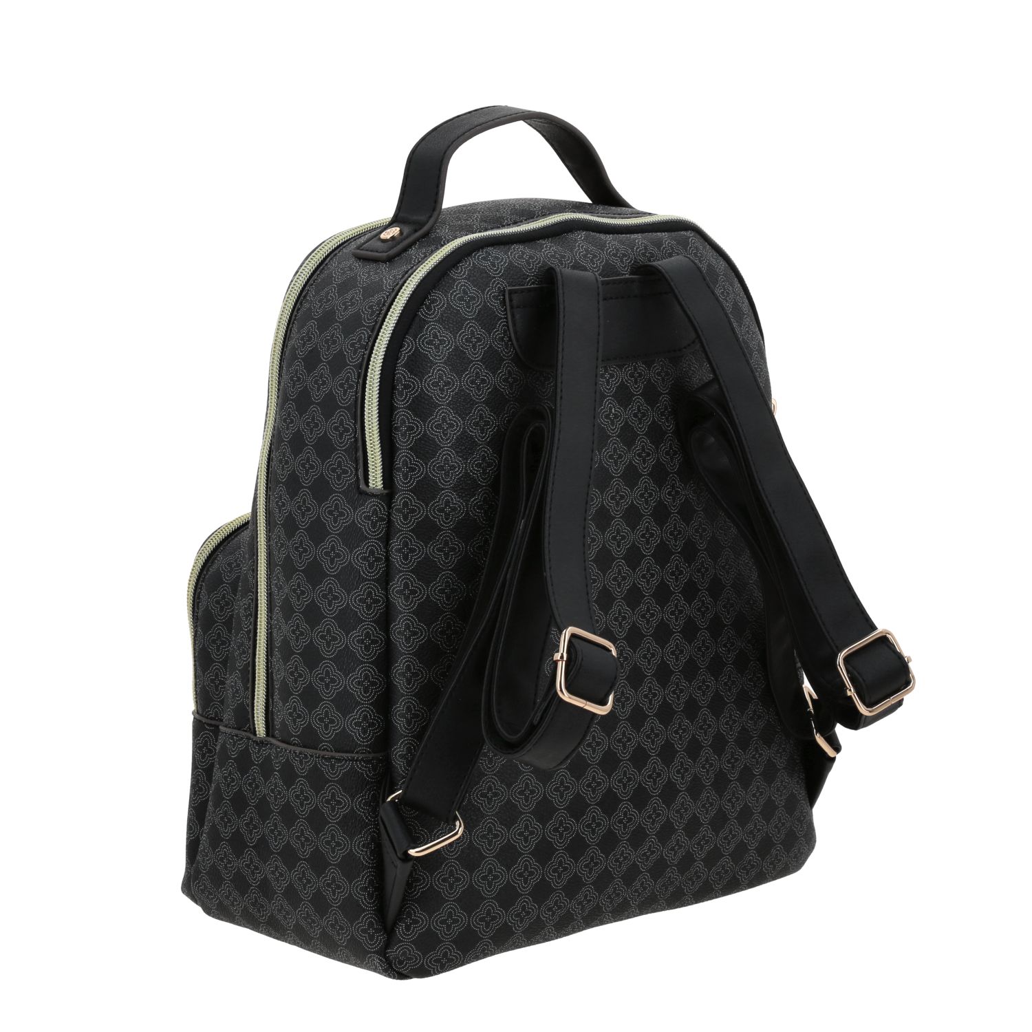 Mochila para mujer casual Madison by Chenson color negro con doble compartimento 3