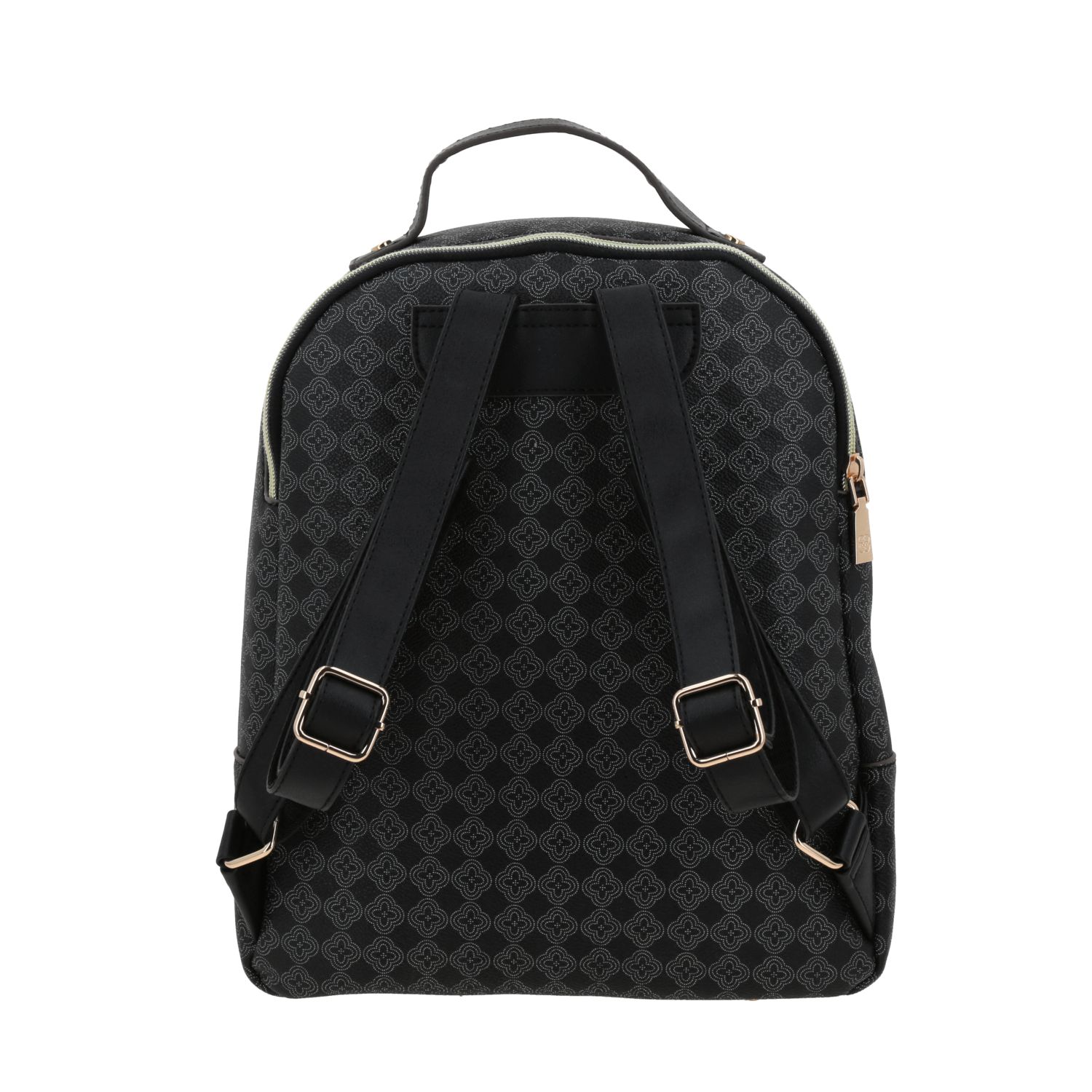 Mochila para mujer casual Madison by Chenson color negro con doble compartimento 4