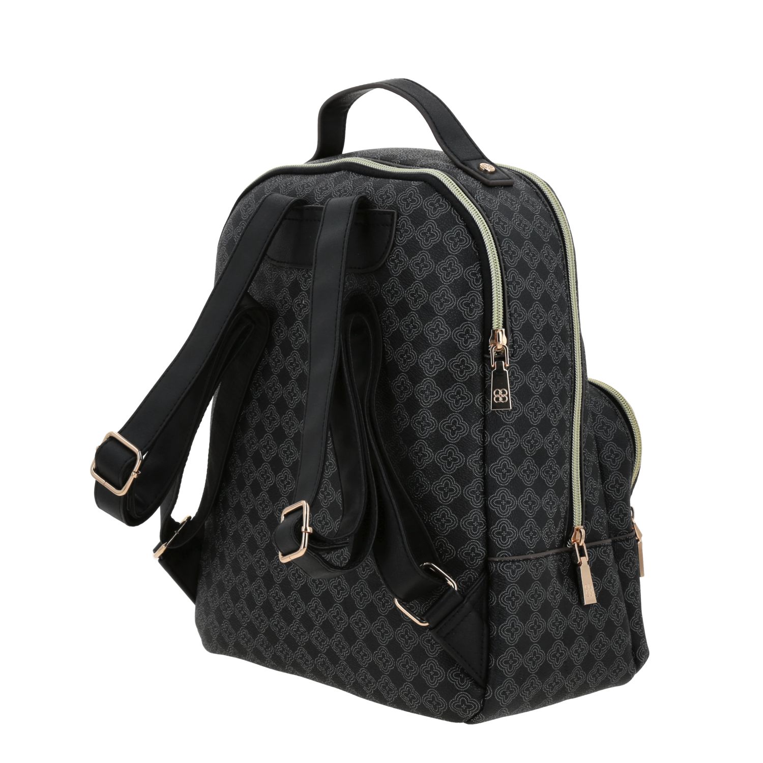 Mochila para mujer casual Madison by Chenson color negro con doble compartimento 5