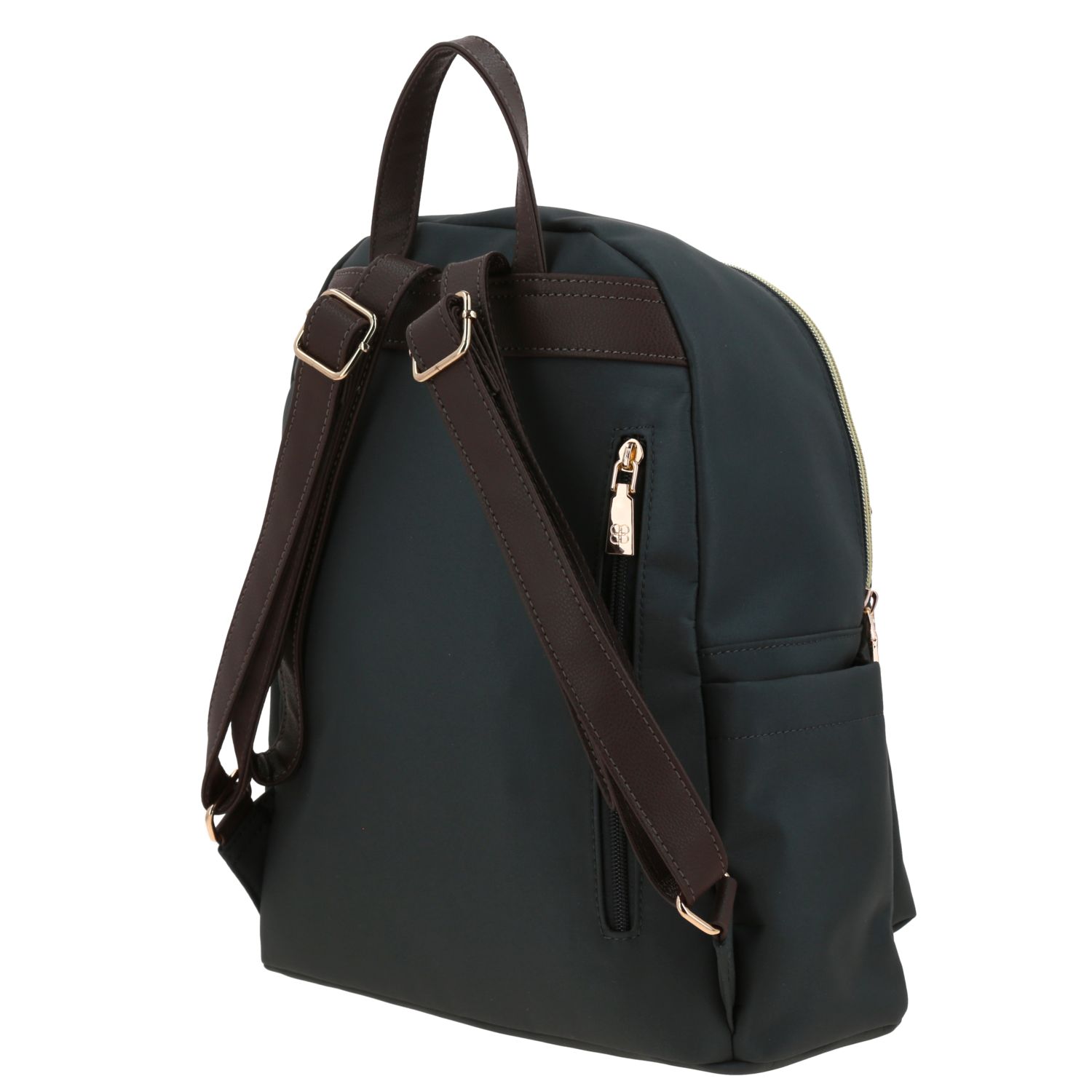 Mochila para mujer casual Madison by Chenson gris con múltiples bolsillos 5