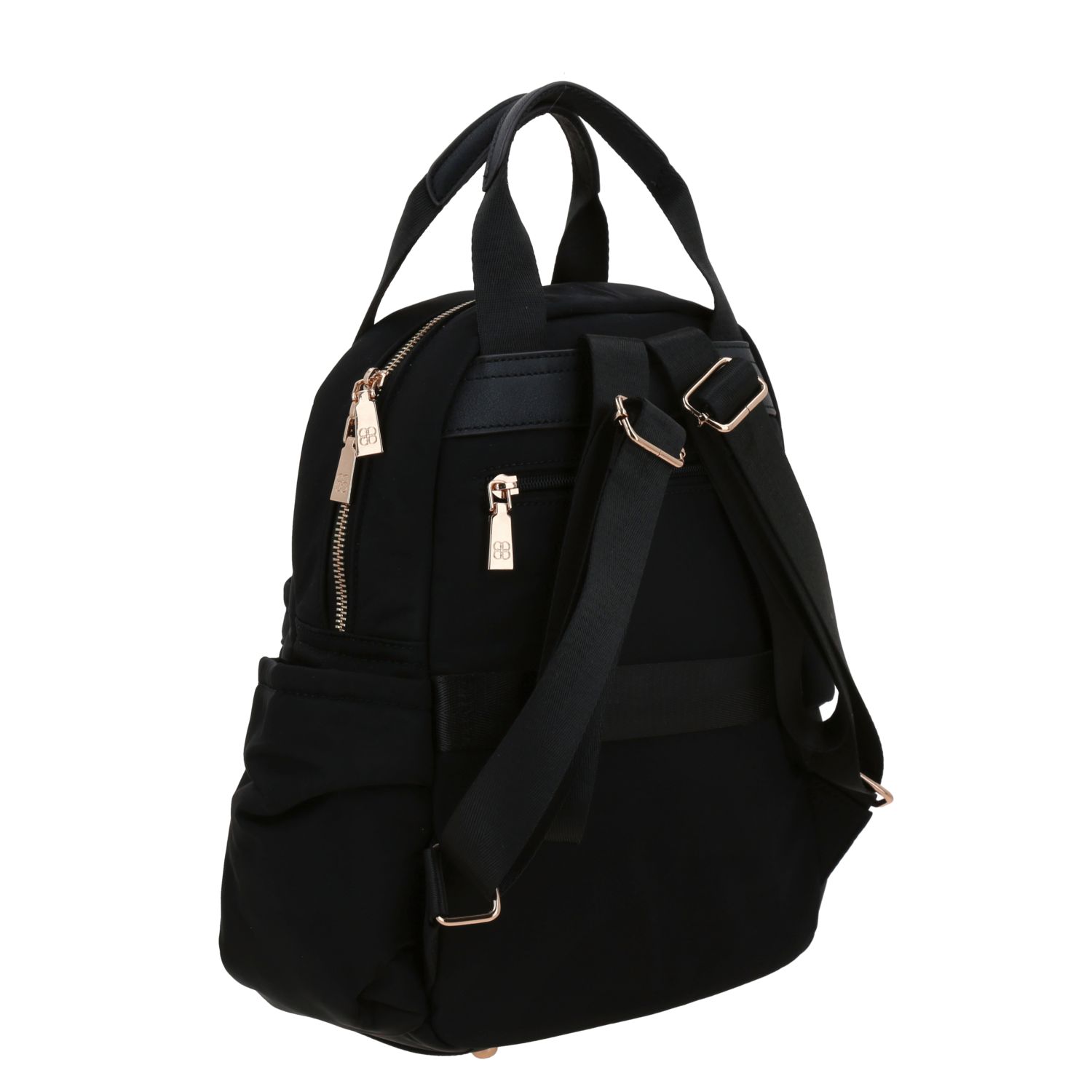 Mochila para mujer casual Madison by Chenson negra con múltiples bolsillos 3