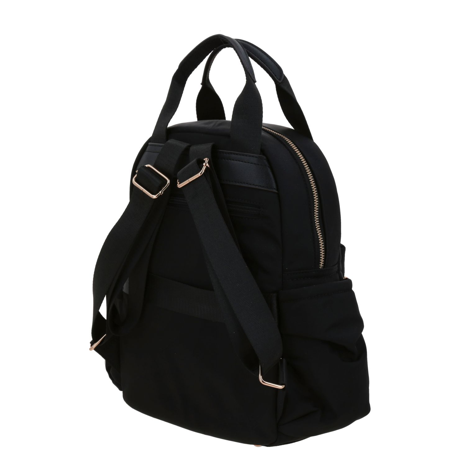 Mochila para mujer casual Madison by Chenson negra con múltiples bolsillos 5