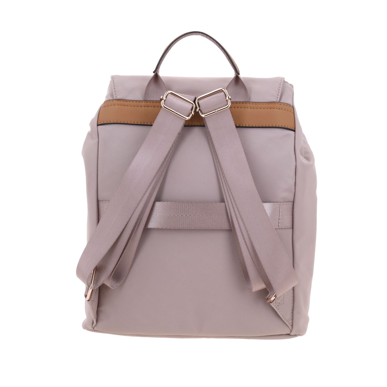 Mochila para mujer casual Madison by Chenson rosa con doble bolsillo frontal 4