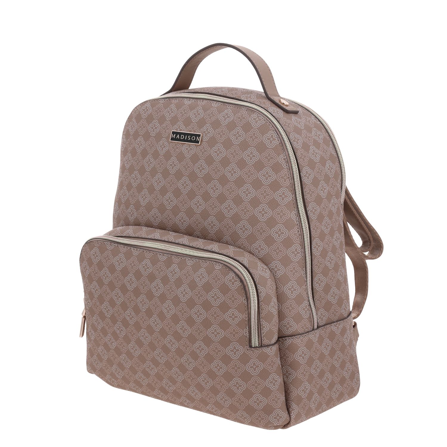 Mochila para mujer casual Madison by Chenson rosa con doble compartimento 2