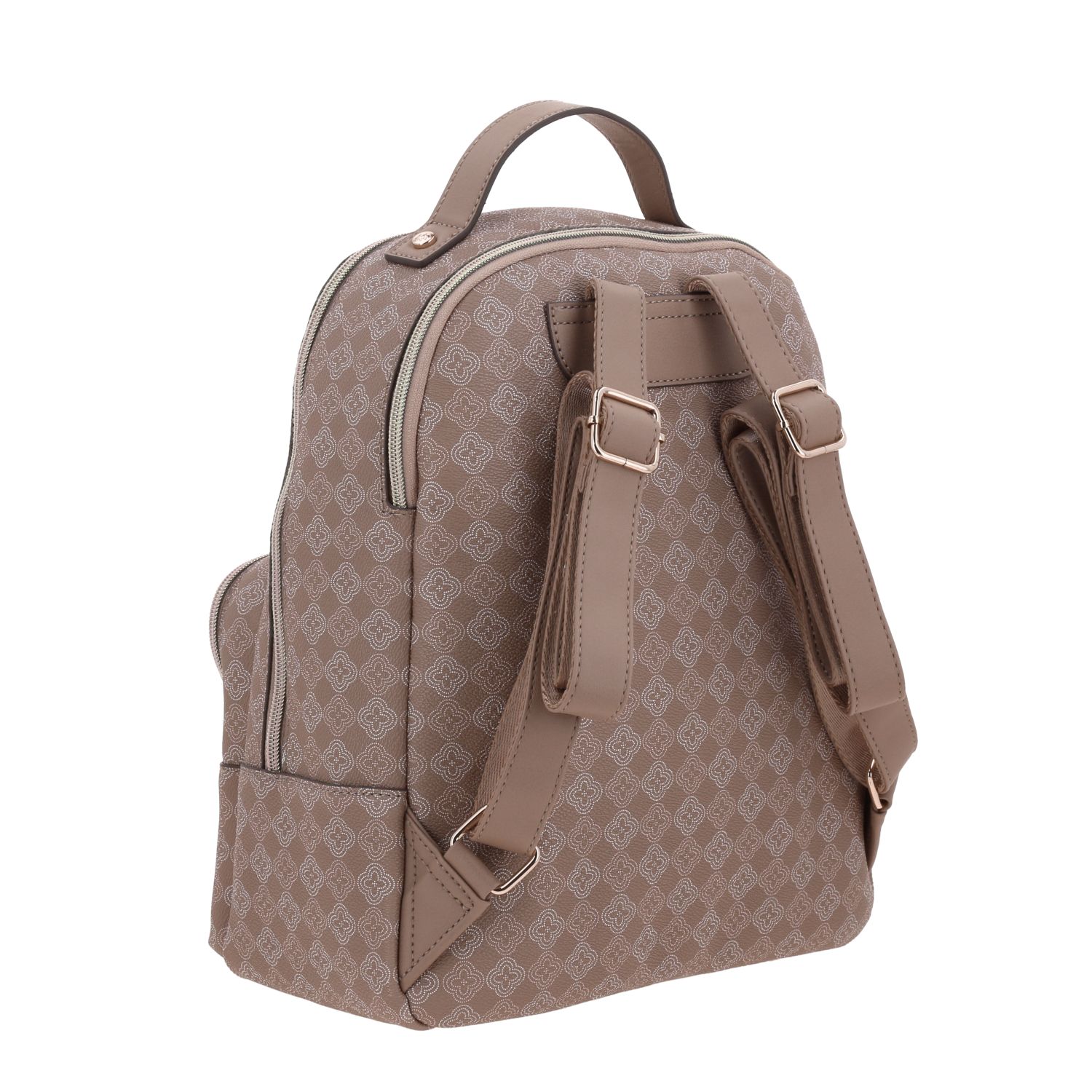Mochila para mujer casual Madison by Chenson rosa con doble compartimento 3