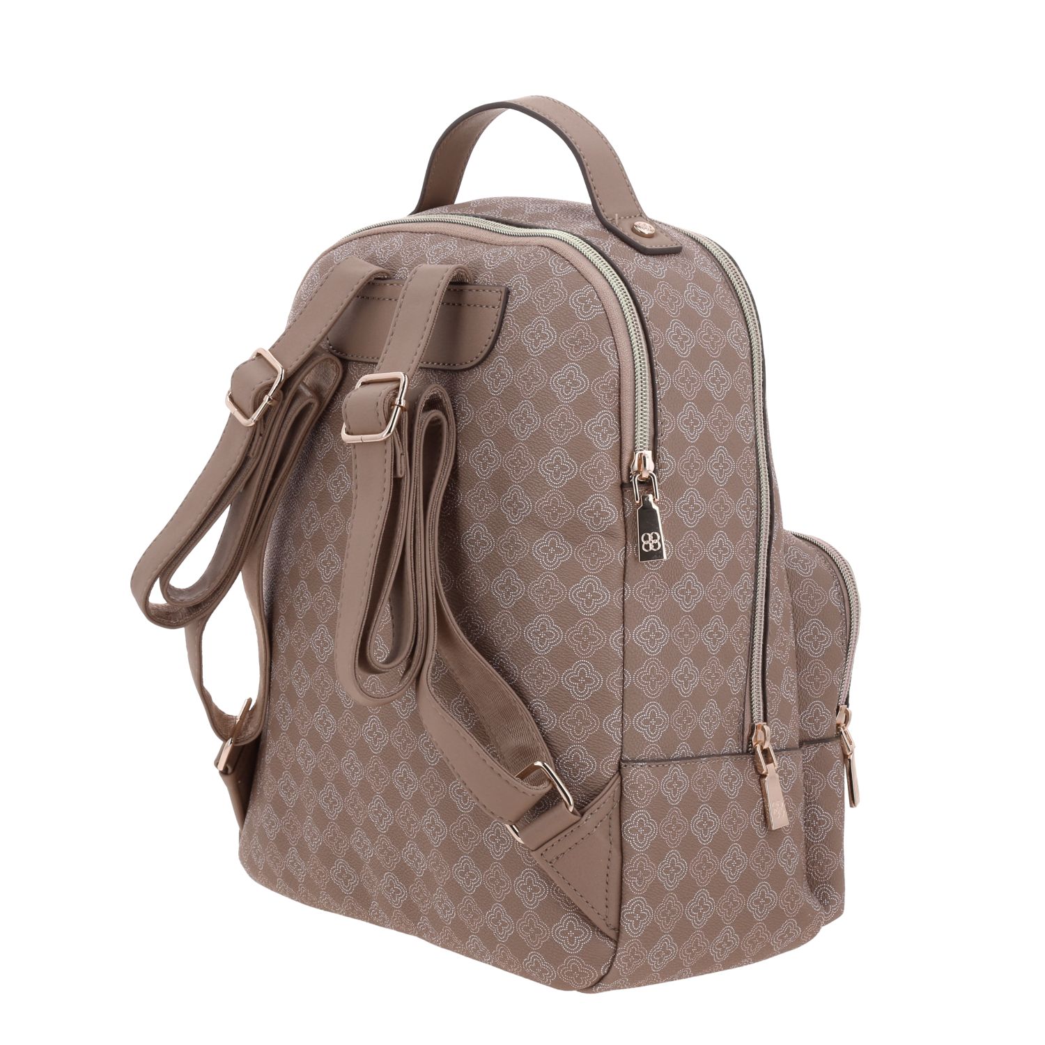 Mochila para mujer casual Madison by Chenson rosa con doble compartimento 5