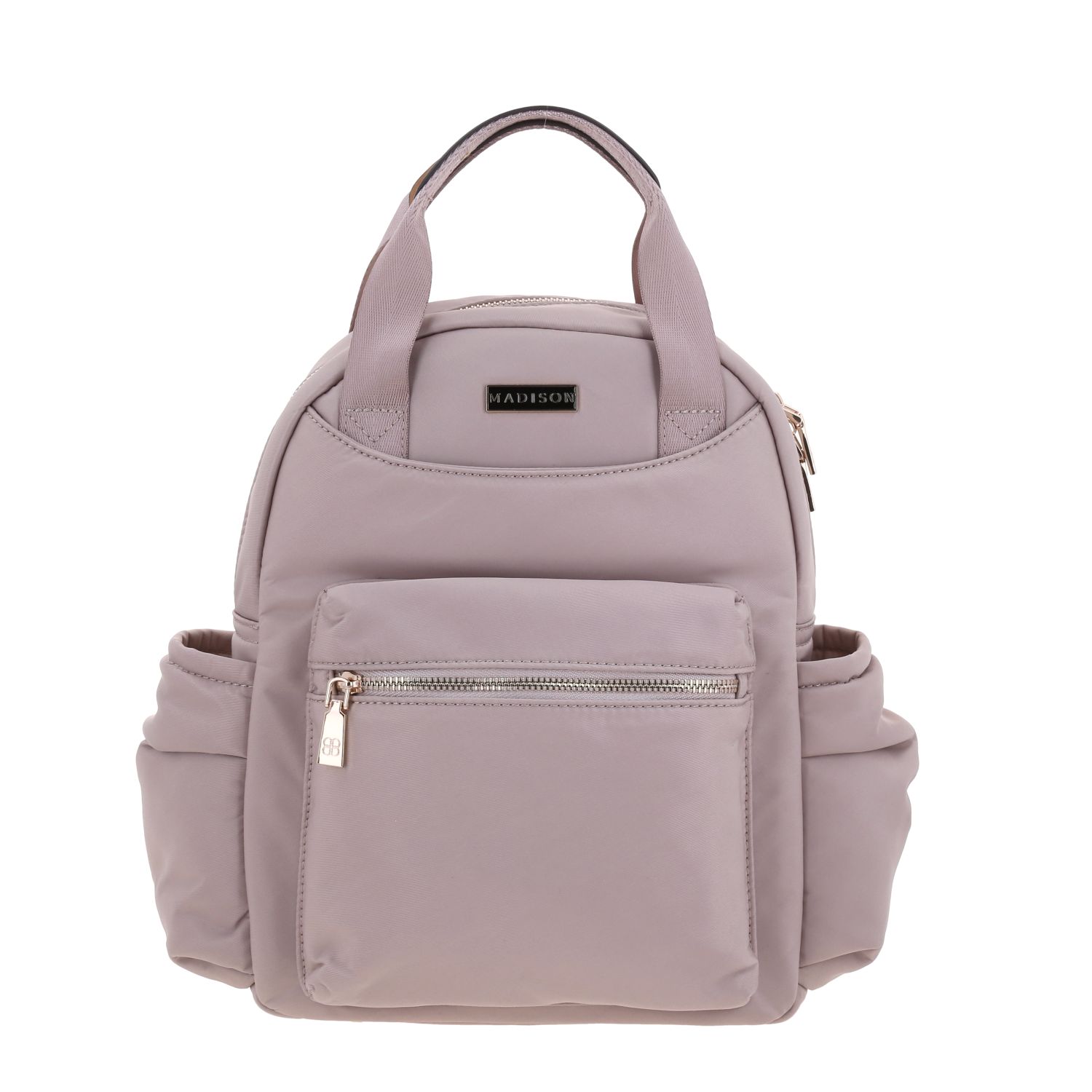 Mochila para mujer casual Madison by Chenson rosa con múltiples bolsillos