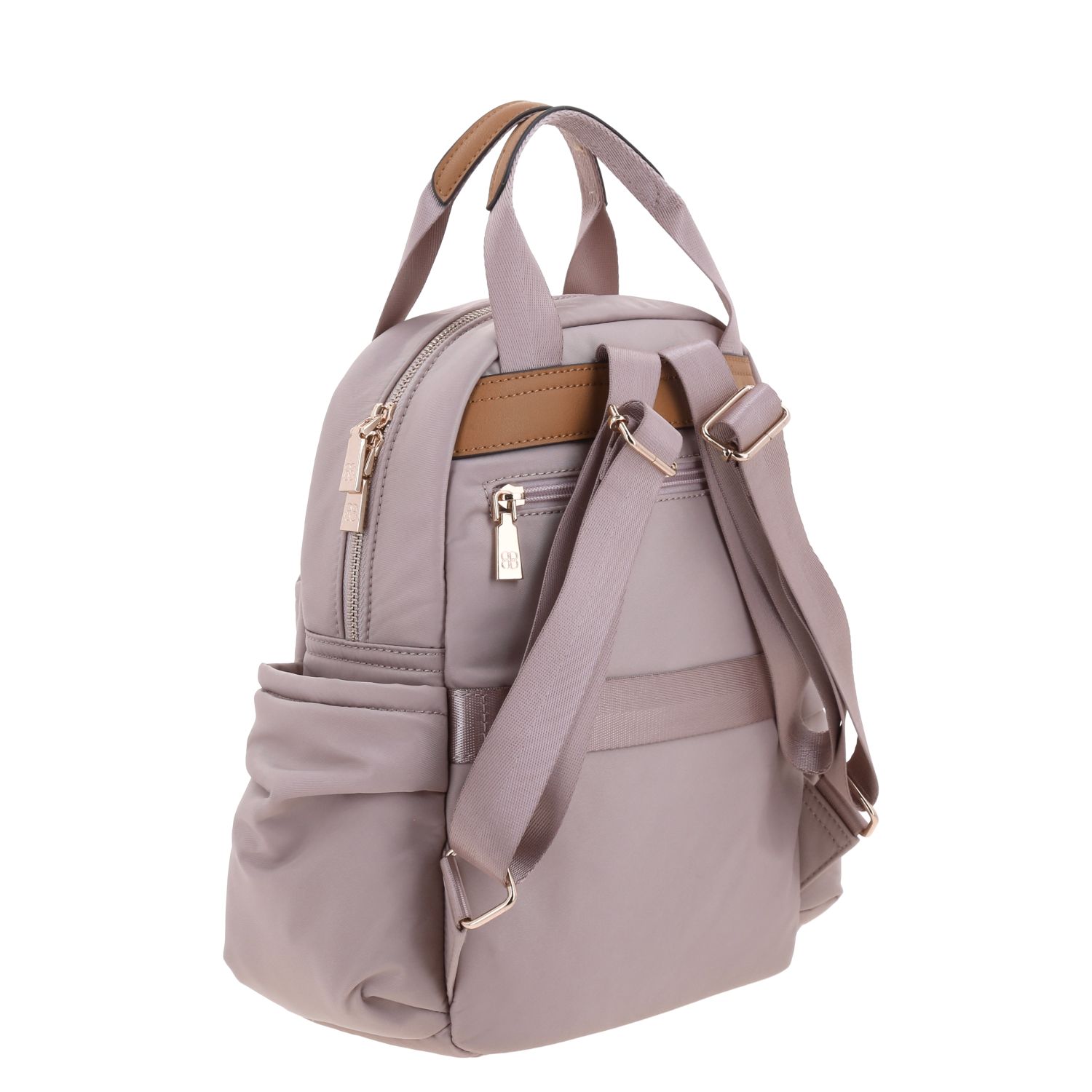 Mochila para mujer casual Madison by Chenson rosa con múltiples bolsillos 3