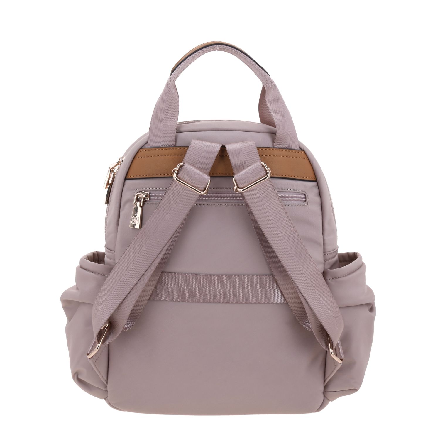 Mochila para mujer casual Madison by Chenson rosa con múltiples bolsillos 4