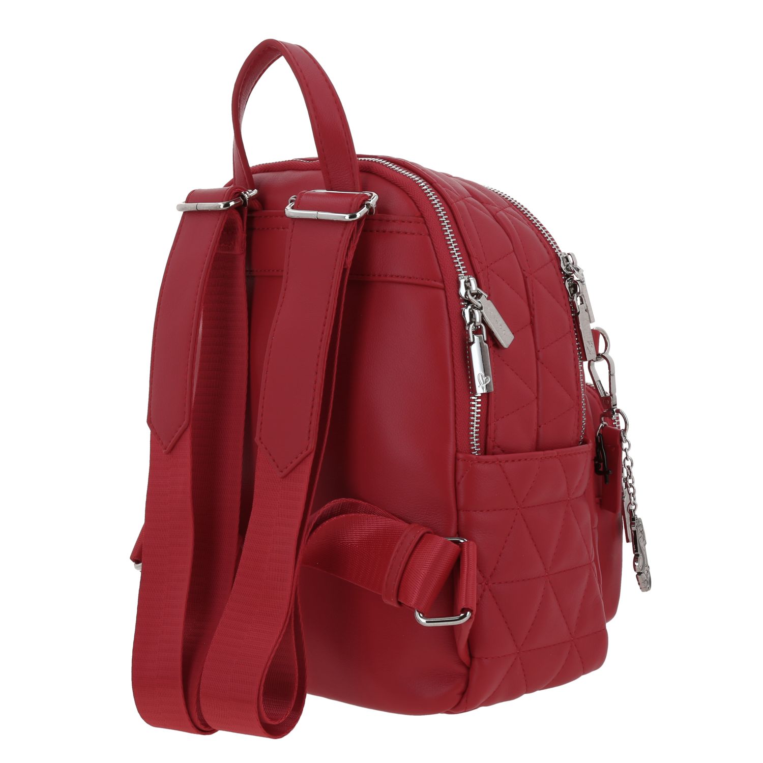 Mochila para mujer Villanas by Chenson roja con doble compartimento 5