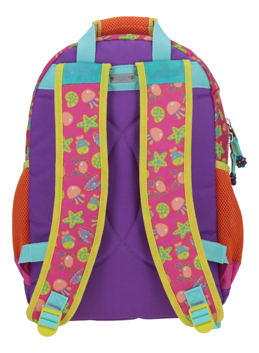 Mochila Primaria Chenson Escolar Happy Girl Sirena Meram Color Rosa Diseño De La Tela Hg64400-p 3