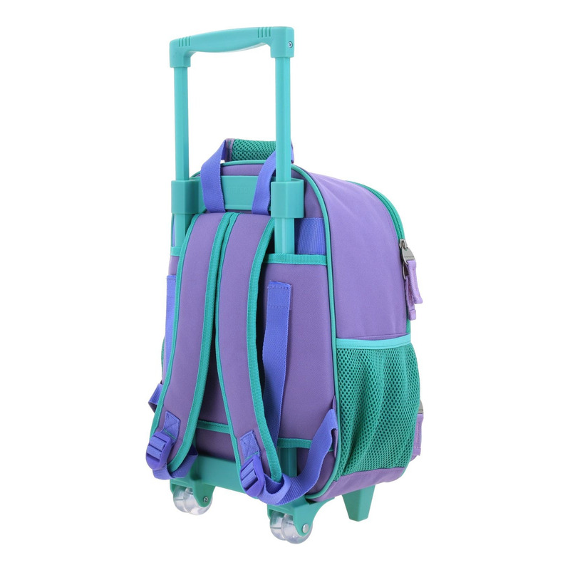 Mochila Princesas Sirenita Ariel Deeper Kinder Con Carro Pr70269-v 3