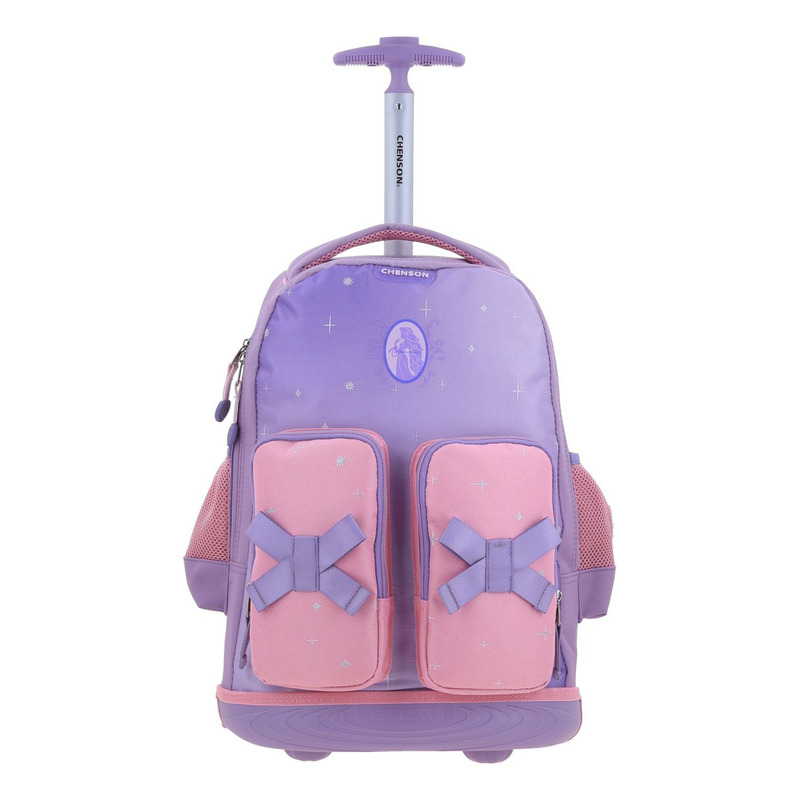 Mochila Princesas Stardust Primaria Con Carro Pr70635-v Color Lila