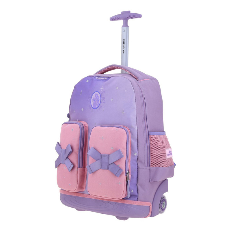Mochila Princesas Stardust Primaria Con Carro Pr70635-v Color Lila 2