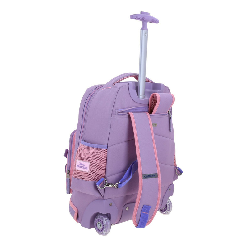 Mochila Princesas Stardust Primaria Con Carro Pr70635-v Color Lila 3