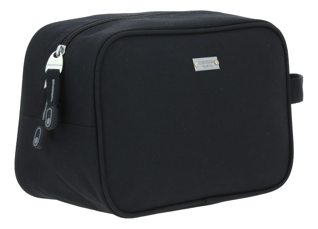 Neceser Chenson Pro Amplio Compartimento Heri Color Negro Diseño De La Tela Liso 3