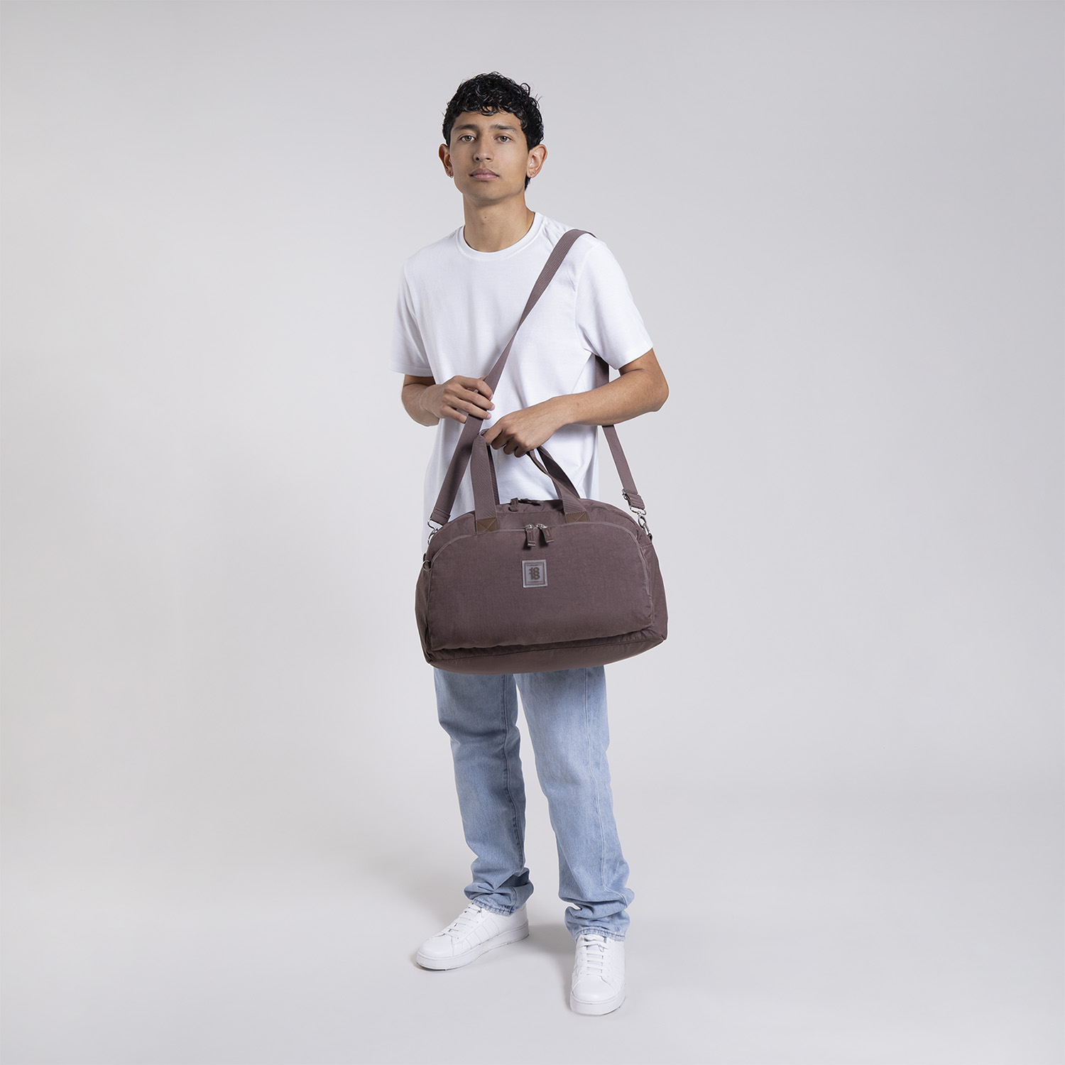 Valija 1818 by Chenson Café para el día a día juvenil con amplio espacio - vista 2