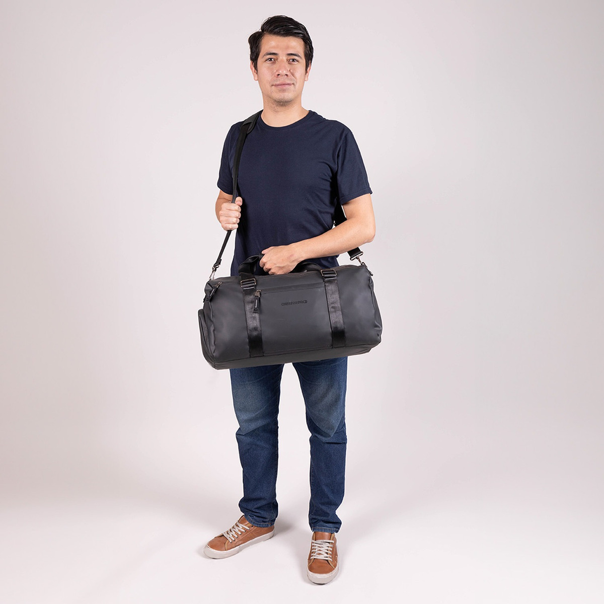 Valija De Viaje Chenson Pro Rambo Cp66540-3 Color Negro - vista 2