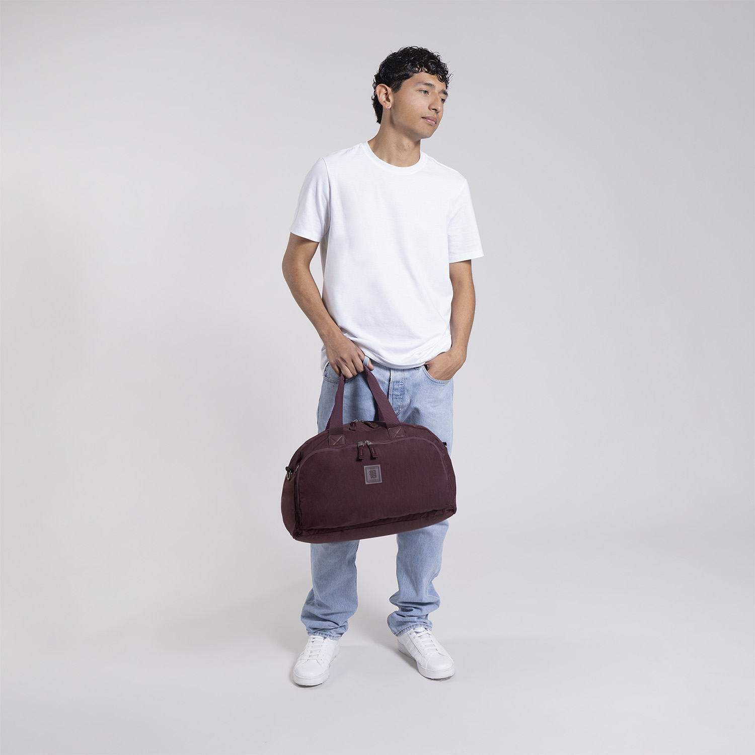 Valija juvenil 1818 by Chenson magenta con amplio compartimento – maleta de viaje ideal - vista 2