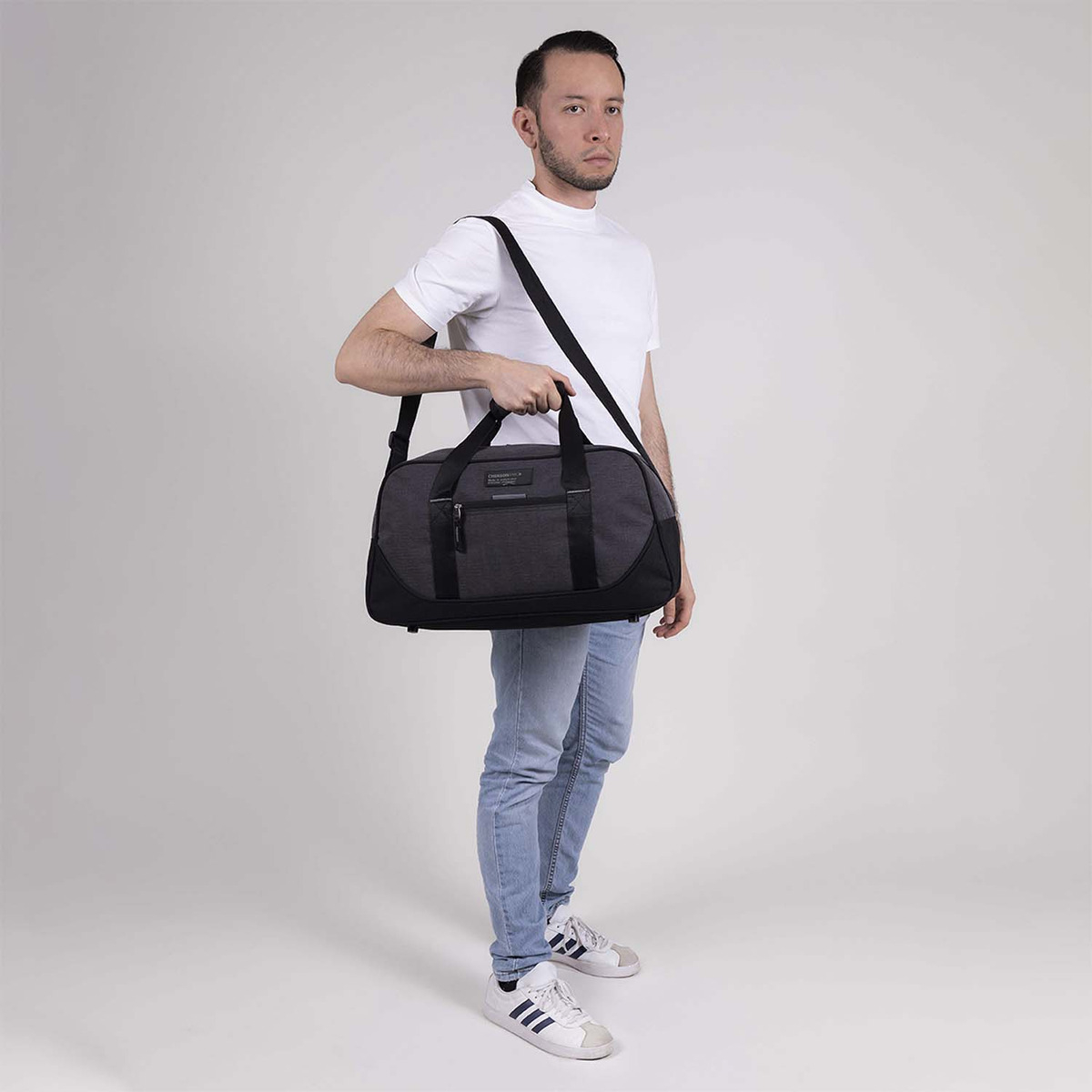 Valija Mediana Chenson Pro Ar Asa Ajustable Unisex Negro Lisa - vista 2