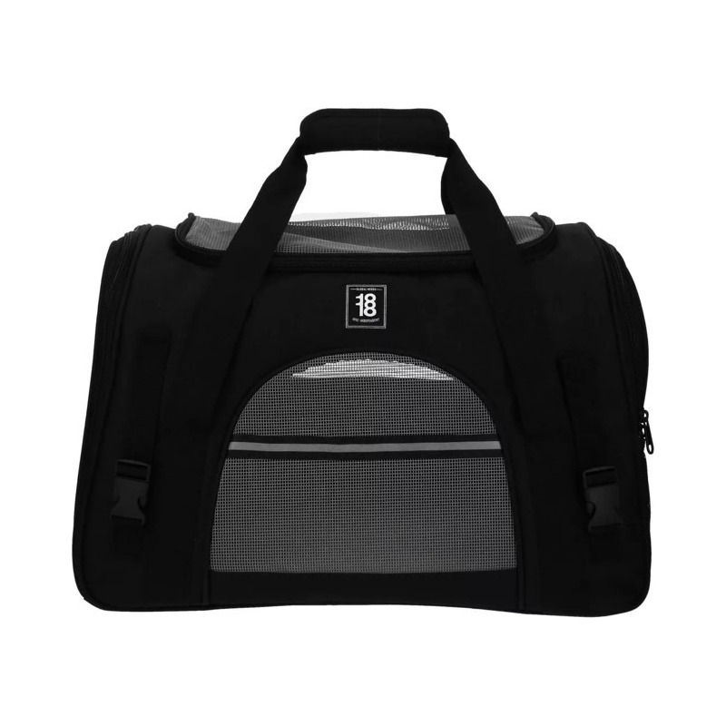 Valija Transportadora De Mascotas Chenson 1866489-3 Color Negro