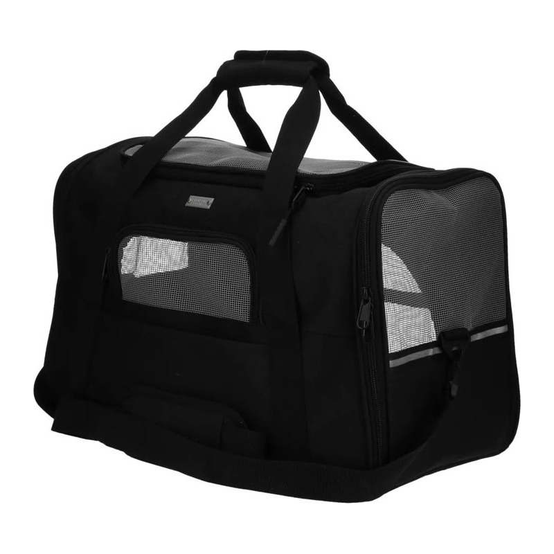 Valija Transportadora De Mascotas Chenson 1866489-3 Color Negro 3