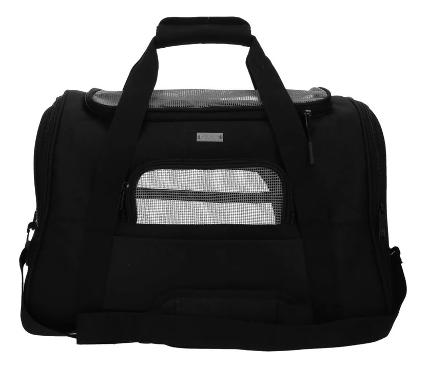 Valija Transportadora De Mascotas Chenson 1866489-3 Color Negro 5